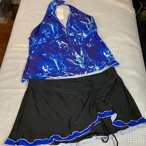 Ekouaer 2 piece swimsuit SZ XXL